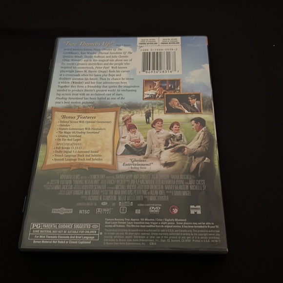Finding Neverland movie - DVD - Good condition. - Picture 2 of 3